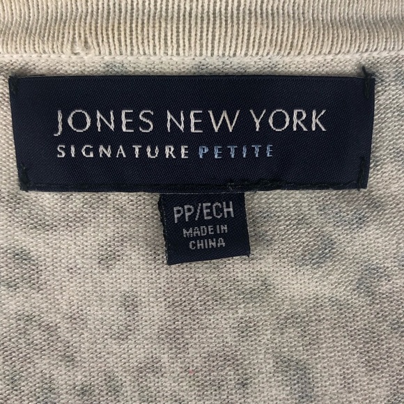 JONES NEW YORK (PS) Animal print cardigan - Picture 5 of 6